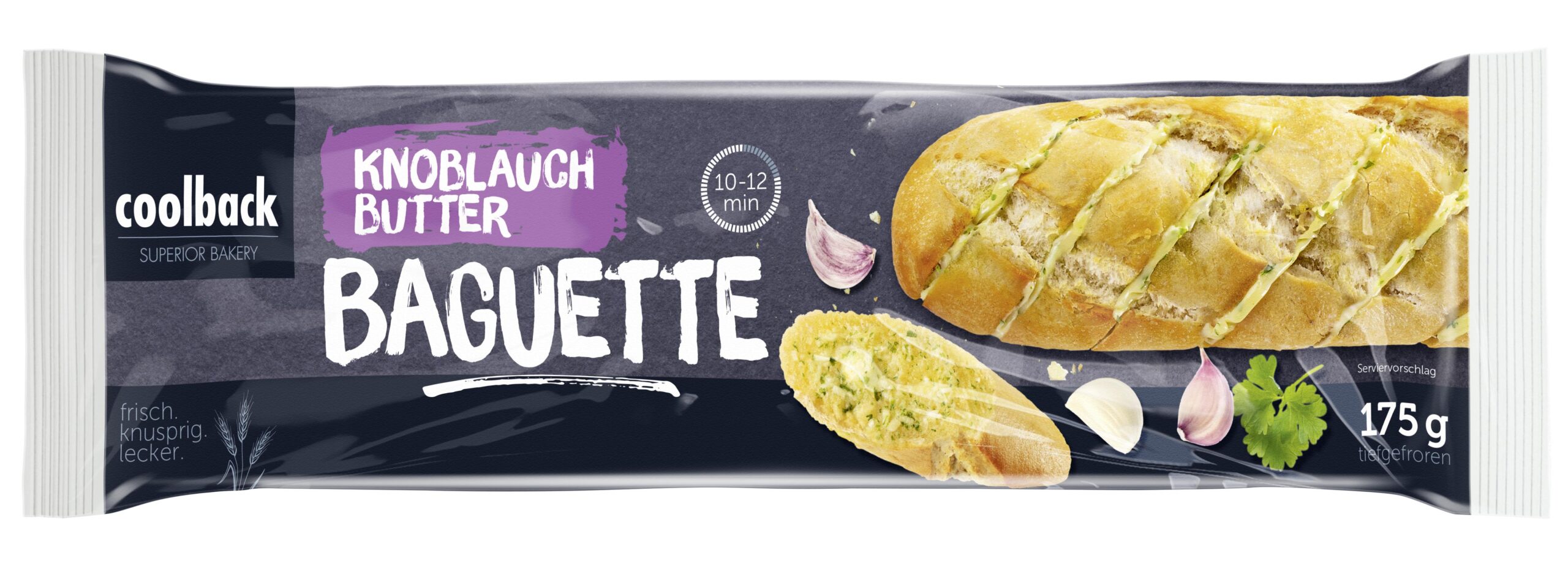 Knoblauchbutterbaguette