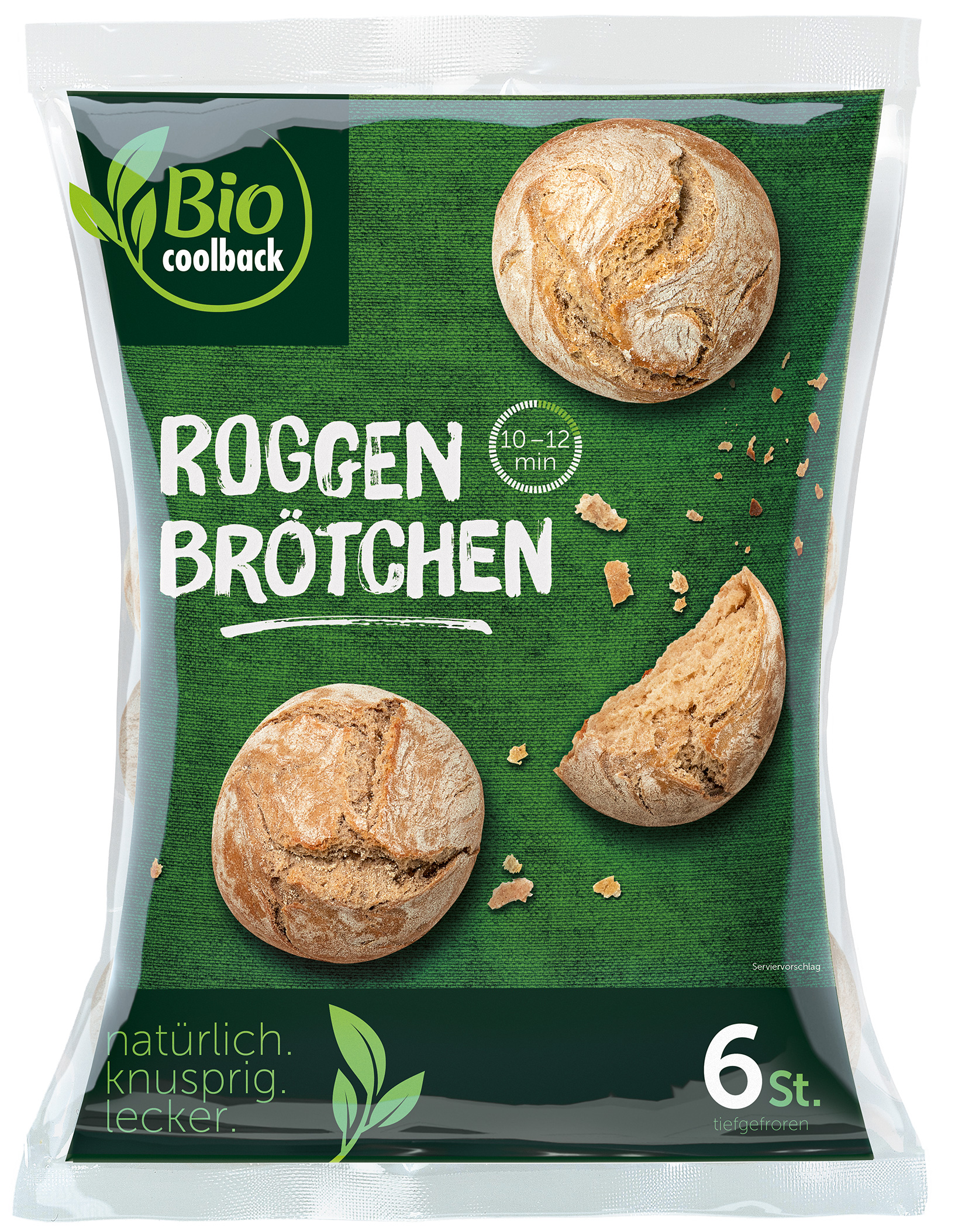 6 Roggen Brötchen