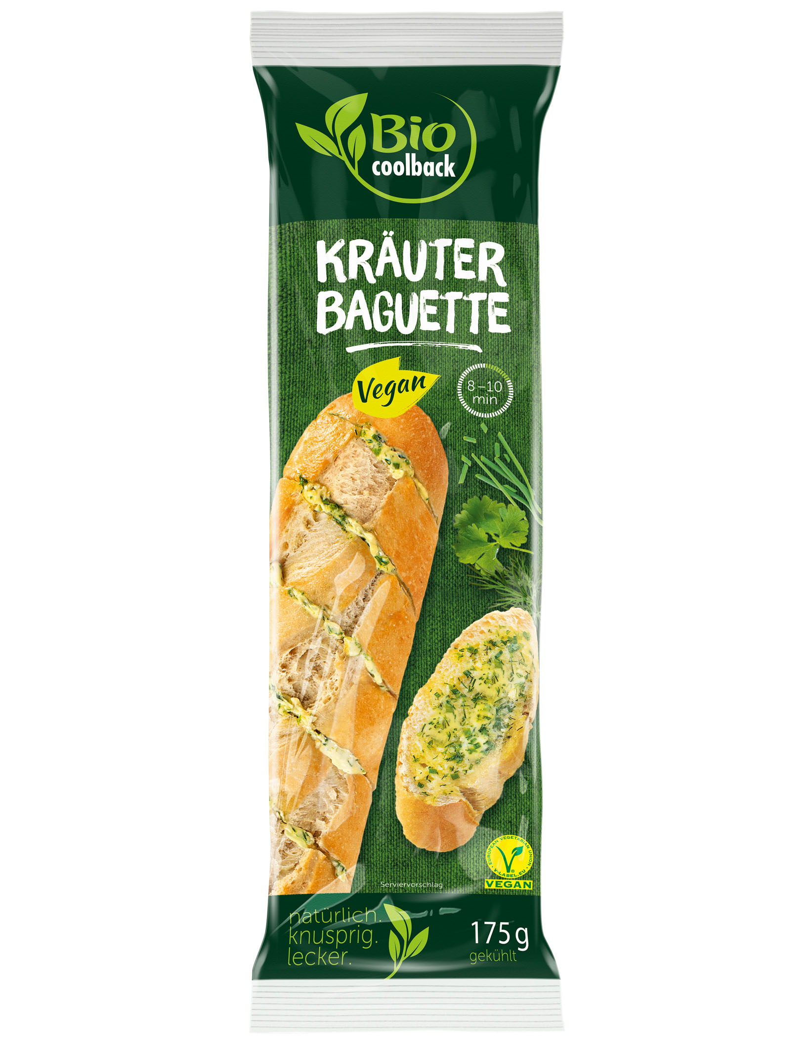 herb baguette vegan